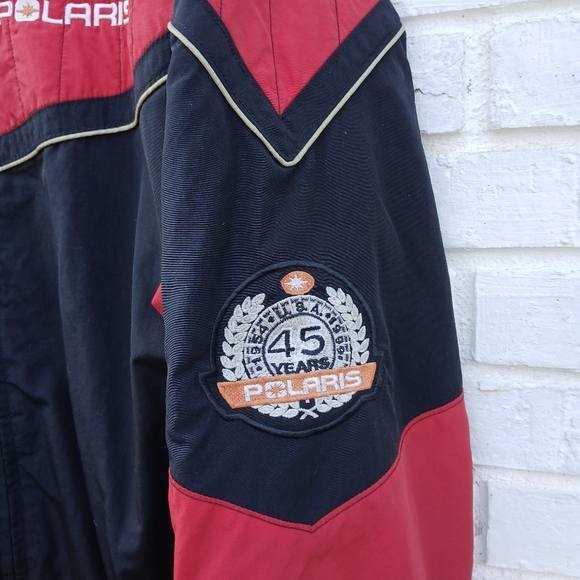 Vintage Polaris Racing Snowmobile Jacket Nylon - Picture 4 of 7